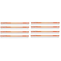 Halonix 20-watt LED Batten/Tubelight | Streak square 4-ft LED Batten for Living Room & Bedroom | White, Pack of 8