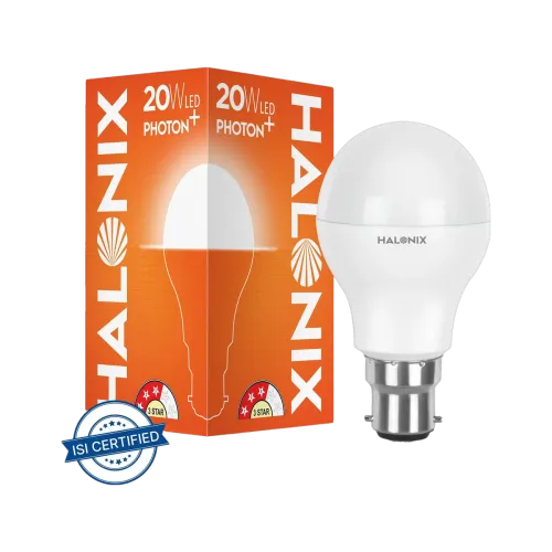Image of HALONIX 20 W Basic Round B22 LED Bulb (White)
