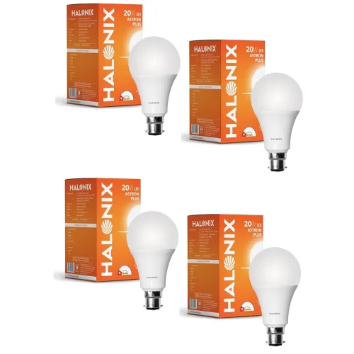 Image of Halonix 20W LED Bulb B22 Cool Day Light 6500K * Pack of 4