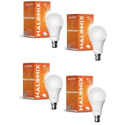 Halonix 20W LED Bulb B22 Cool Day Light 6500K * Pack of 4