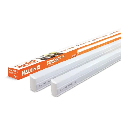 Image of Halonix 20W LED Cool White Batten, Pack Of 2, (Streak Squar), B22D