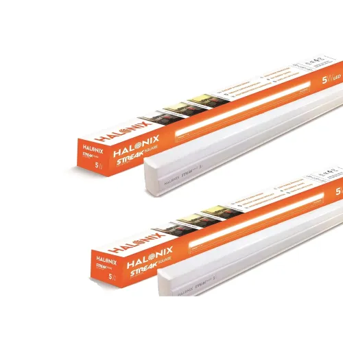Image of Halonix 5W Streak Square LED Light Pack of 2 