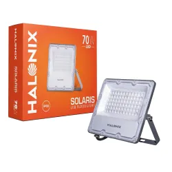 Halonix 70W Waterproof Outdoor led Flood Light | Halogen Light,Focus Light, Outdoor Light for Garage,Parking,Shop -(Cool White)-Pack of 1|Short Circuit & Surge Protection., Aluminium