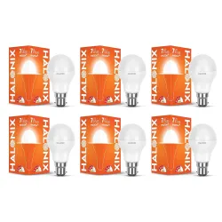 Halonix 7 Watts Led Bulb Astron Plus Base B22 (Cool Day Light) Pack Of 6