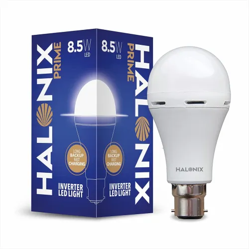 Image of Halonix 8.5 Watt Rechargeable Emergency LED Bulb