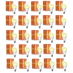 Halonix 9W B22 LED Yellow Led Bulb, Pack of 25