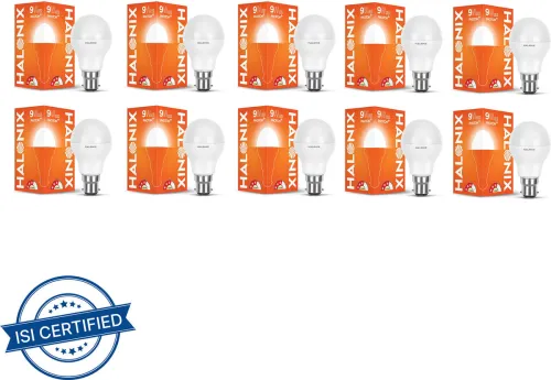 Image of HALONIX 9 W Basic LED Bulb Pack of 10
