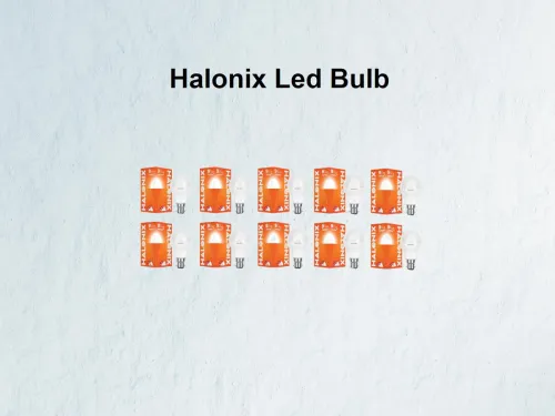 Image of HALONIX 9 W Basic Round B22 LED Bulb (White, Pack of 10)