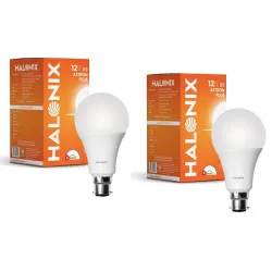 Halonix Astron Star Base B22 12-Watt LED Bulb (Pack of 2, Cool White)