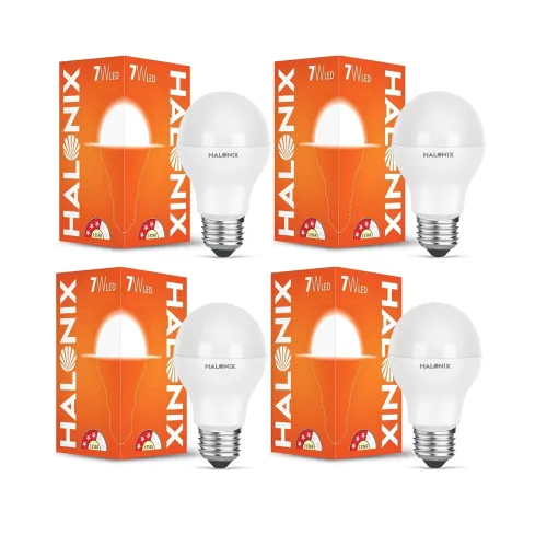 Image of Halonix Astron Plus 7W E27 LED Bulb Pack of 4