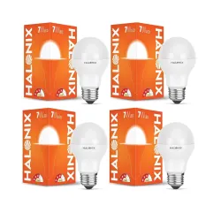 Halonix Astron Plus 7W E27 LED Bulb Pack of 4