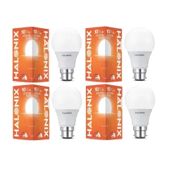 Halonix B22 10-Watt LED ASTRON Plus (Pack of 4, White)