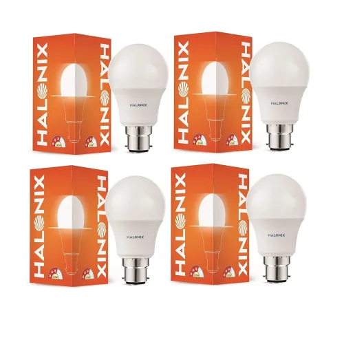 Image of Halonix 2.9 W B22 LED Cool White Bulb, Pack of 4, (F2MMMSXP9000000)