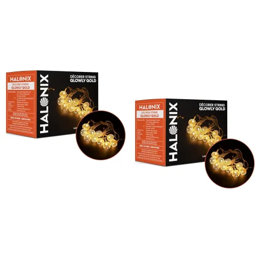 Image of Halonix Decorer Glowly Gold 15 Bright Led String Light 