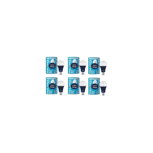 Image of Halonix Dimmable 15W,8W,0.5W Led Bulb Pack of 6