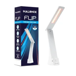 Halonix Flip Dimmable 3-in-1 Mode Portable Desk Lamp
