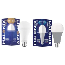 Halonix Prime 12W Inverter LED Bulb & 10W Motion Sensor LED Bulb 