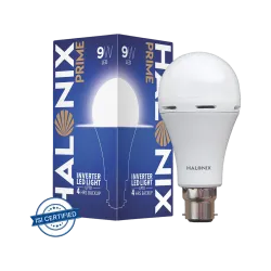 HALONIX LED PRIME INVERTER 9W B22 4 hrs Bulb Emergency Light (White)