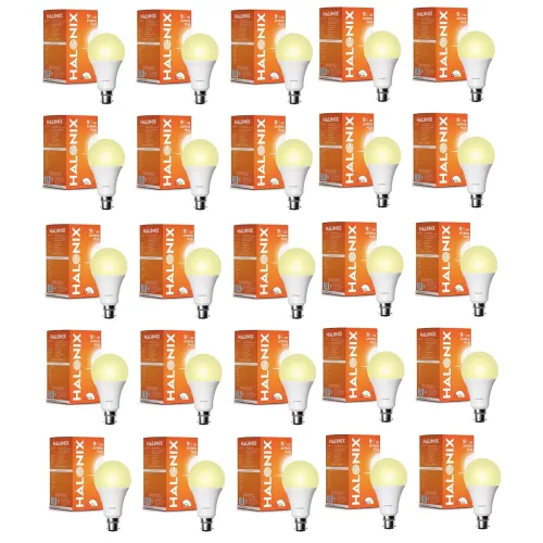 Image of Halonix 9W B22 LED Yellow Led Bulb