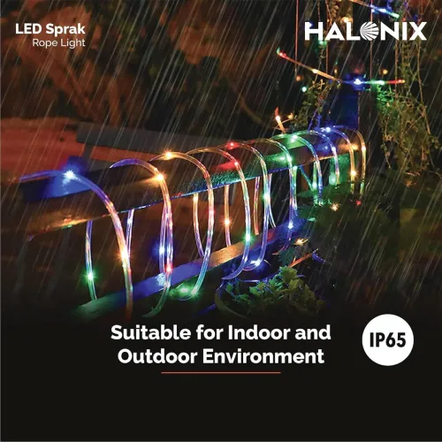Image of Halonix Multicolor Flickering Strip Rice Lights 10m Pack of 4