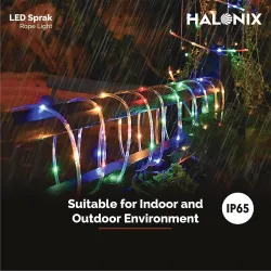 Halonix Multicolor Flickering Strip Rice Lights 10m Pack of 4