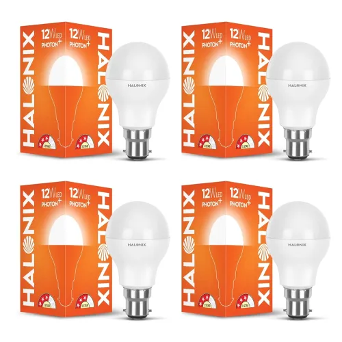 Image of Halonix Photon Plus B22 12W LED Bulb (Pack of 4)