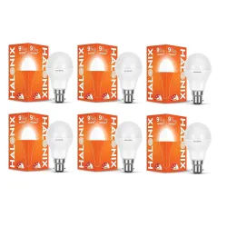 Halonix Photon Plus Base B22 9-Watt LED Bulb (Pack of 6, Cool Day Light)