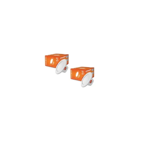Image of Halonix Polycarbonate Kornet 5.5-Watt Downlighter 2Pcs
