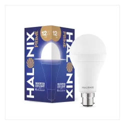 Halonix Prime 12W B22D Inverter Rechargebale Emergency Led Bulb (Pack of 1, White)