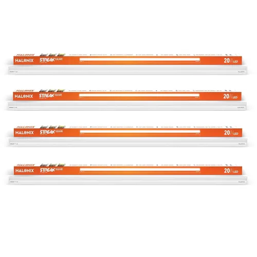 Image of Halonix Streak Square 20W LED Batten (Pack of 4)