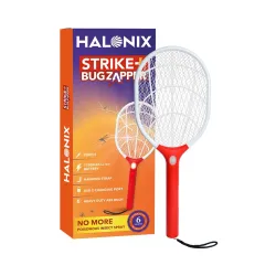 Halonix Strike Plus Bug Zapper Anti-Mosquito Racquet, Insect Killer Bat with Torch with Rechargeable 1200 Mah Battery |
