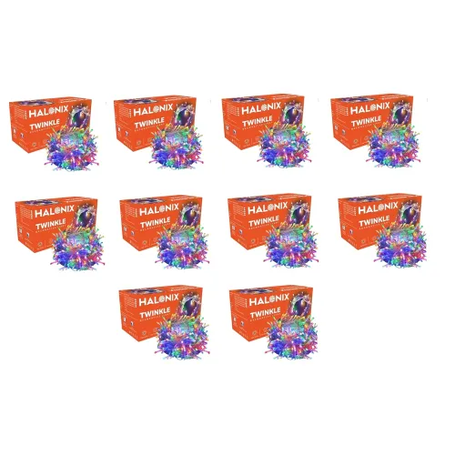 Image of Halonix Twinkle 10M Multicolor 46 LED Decorative String Light Po10