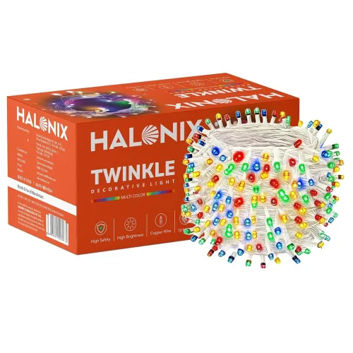 Image of Halonix Twinkle 32 Feet Multicolor 46 LED Decorative Light