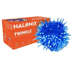 Halonix Twinkle 10Meters Blue 46 Led Decorative Copper String Light | Diwali Light | Fairy Light | Festival Light | Curt