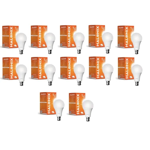 Image of Halonix 12W B22 Base LED Bulb Pack of 12