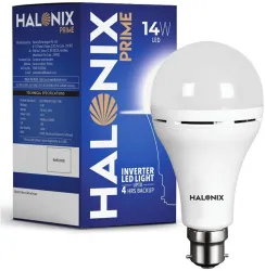 Halonix 14W B22 LED Prime Inverter Emergency Bulb - White