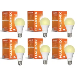 Halonix 2.9W E27 LED Bulb, Yellow (3000K), Pack of 6