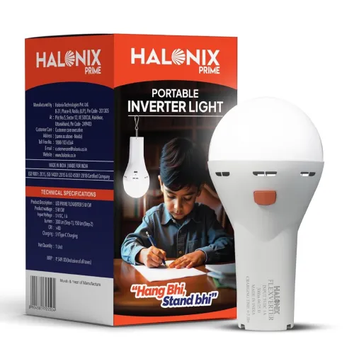 Image of Halonix 5W Portable LED Torch and Emergency Hanging Lantern
