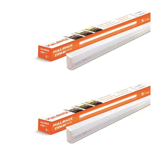 Image of Halonix Streak Square 1 ft LED Batten (5W, Pack of 2)