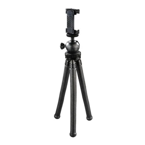 Image of HAMA Flexpro Tripod, Smartphone Holder, Tripod for GoPro, Tripod for Smartphone/Mobile Phone and Photo Camera, Thread/Co