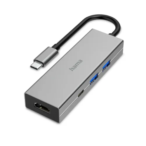 Image of Hama USB-C 4-in-1 Multiport Hub with HDMI & USB Ports