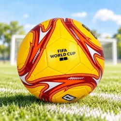 Hamleys Football Size 5 Officially Licensed World Cup 2026 Yellow Splash