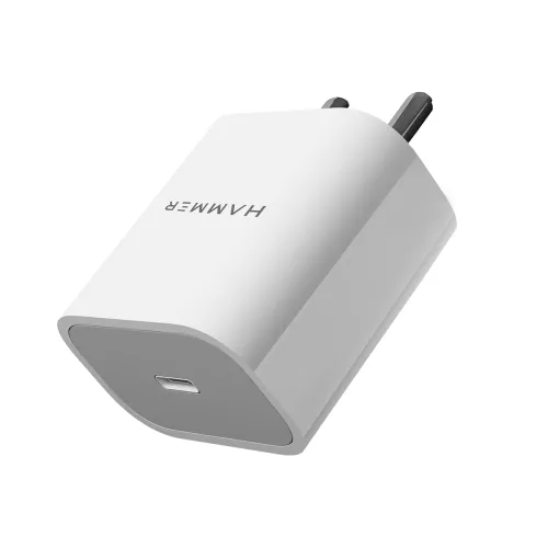 Image of Hammer 20W Type-C Superfast Charging Adapter (White)