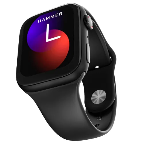 Image of HAMMER Ace 3.0 Bluetooth Calling Smart Watch with Largest 1.85\' IPS Display, Dual Mode, Spo2, Heart Rate, Strong Metall