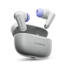 HAMMER Airflow Neo Earbuds with 80H Playtime, 13mm Titanium Driver, 40ms Gaming Mode, Fast Charging Bud