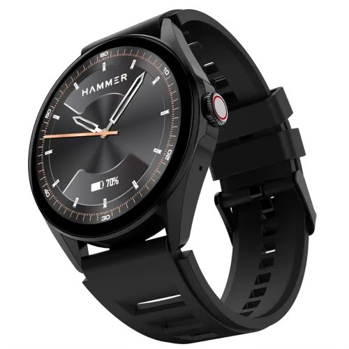Image of HAMMER Cyclone 1.39 \' Round Dial Rotating Crown Smart Watch