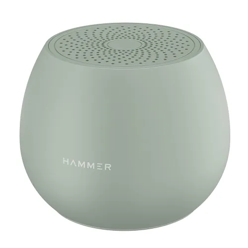 Image of HAMMER Drop 5W Bluetooth Wireless Speaker with Twin Pairing, 1200 mAh Battery, 100H Standby Time, TWS Function, TF Card,