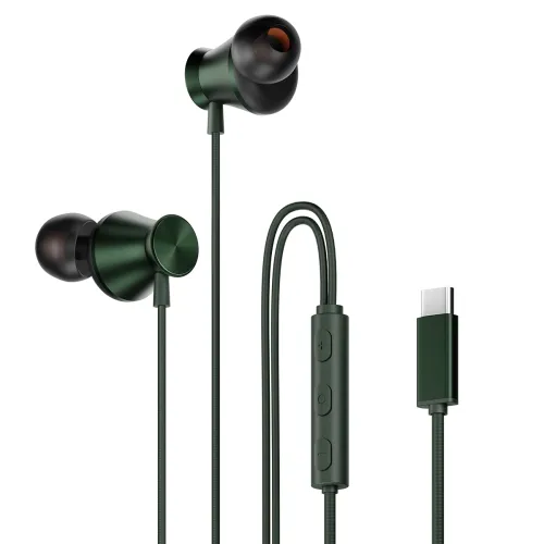 Image of HAMMER Nova in Ear C Type Earphones Wired with Mic,13mm Driver, in-line Control