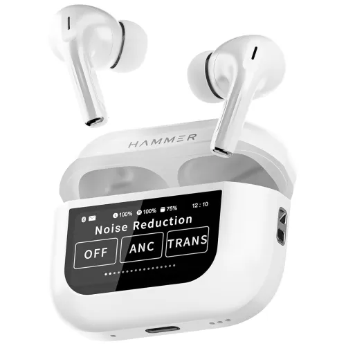 Image of HAMMER Screen TWS ANC 32dB Earbuds 