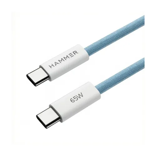 Image of HAMMER Type C to Type C Cable 65W Braided